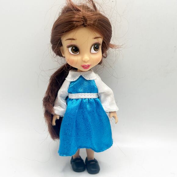 Disney Animators' Collection Mini Doll Play Set Belle And Animal Friends Glitter - Picture 4 of 9